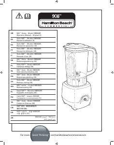 Instrukcja Hamilton Beach HBB908R-CE Blender