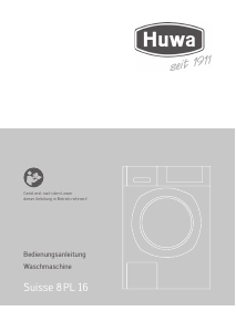Bedienungsanleitung Huwa Suisse 8PL 16 Waschmaschine