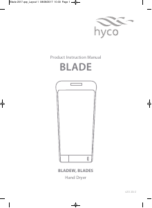 Handleiding Hyco Blade Handendroger