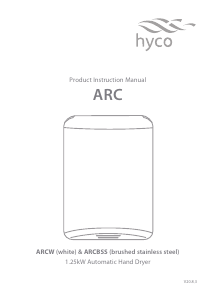 Manual Hyco Arc Hand Dryer