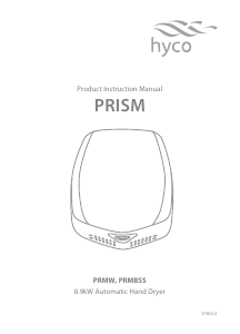 Handleiding Hyco Prism Handendroger