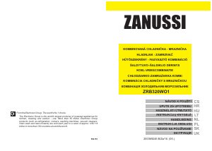 Vadovas Zanussi ZRB320W01 Šaldytuvas-šaldiklis