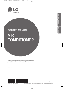 Manual LG ARUV030GSD0 Air Conditioner