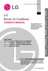 Manual LG A09AWH Air Conditioner