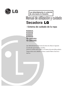Manual de uso LG TD-C80037EX Secadora