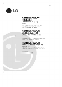 Manual de uso LG GR-T4521GV Frigorífico combinado