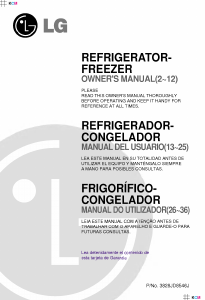 Manual LG GR-S392W Fridge-Freezer