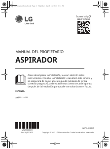 Manual de uso LG A9T-ULTRA2C Aspirador