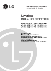 Manual de uso LG WD-16341HD Lavadora