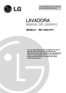 Manual de uso LG WF-T8501TPT Lavadora