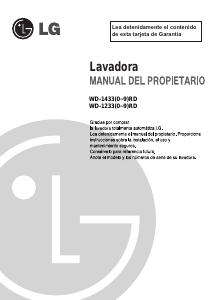 Manual de uso LG WD-14337RD Lavadora