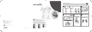 Kullanım kılavuzu Microlife BC 300 Maxi 2in1 Göğüs pompası