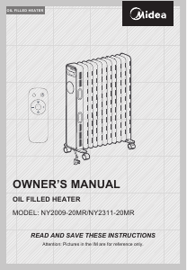 Manual Midea NY2311-20MR Heater