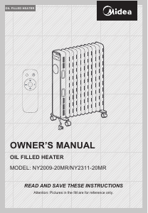 Manual Midea NY2009-20MR Heater
