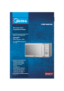 Manual Midea EM928ETB-P Microwave