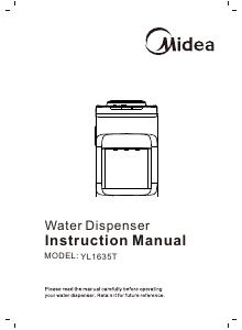 Manual Midea YL1635T Water Dispenser