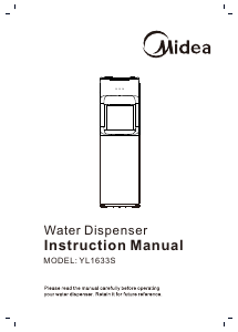 Manual Midea YL1633S Water Dispenser