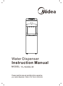 Manual Midea YL1635S-W Water Dispenser