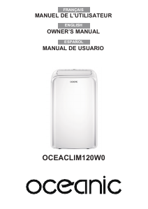 Handleiding Oceanic OCEACLIM120W0 Airconditioner