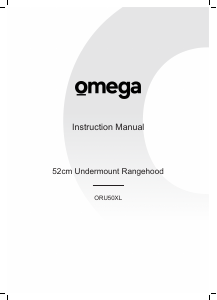 Handleiding Omega ORU50XL Afzuigkap