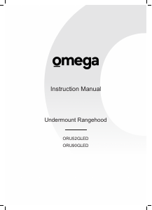Manual Omega ORU52GLED Cooker Hood