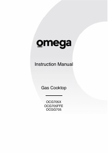 Handleiding Omega OCGG705 Kookplaat