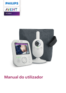 Manual Philips SCD892 Avent Monitor de bebê