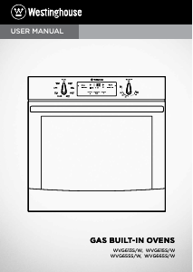 Manual Westinghouse WVG613W Oven
