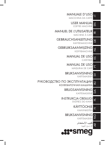 Handleiding Smeg EGF03PBEU Koffiezetapparaat