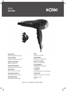 Manuale Solac SH7082 Asciugacapelli