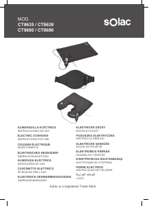 Handleiding Solac CT8690 Warmtekussen