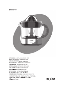 Manual Solac EX6153 Citrus Juicer