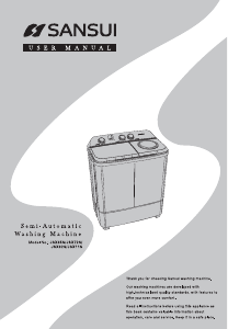 Manual Sansui JSX11S Washing Machine