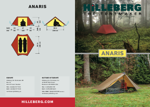 Manual Hilleberg Anaris Tent