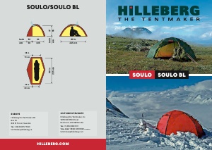 Bedienungsanleitung Hilleberg Soulo BL Zelt