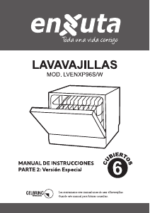 Manual de uso Enxuta LVENXP96S Lavavajillas