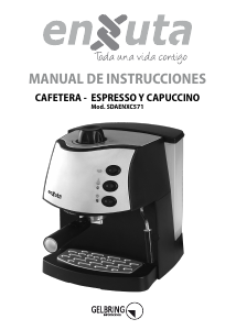 Manual de uso Enxuta SDAENXC571 Máquina de café