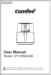 Manual Comfee CFY35M2AGB Deep Fryer