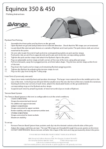 Handleiding Vango Equinox 450 Tent