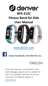 Manual Denver BFK-312C Activity Tracker