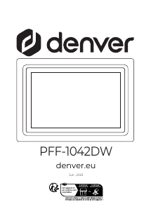 Käyttöohje Denver PFF-1042DW Digitaalinen valokuvakehys