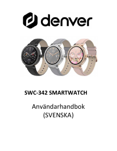 Bruksanvisning Denver SWC-342B Smart klocka