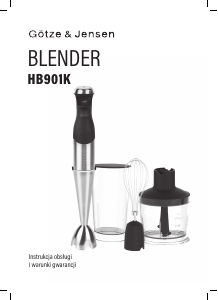 Instrukcja Götze & Jensen HB901K Blender ręczny