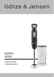 Instrukcja Götze & Jensen HB301K Blender ręczny