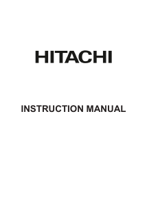 Manual Hitachi 32HAE2355 LED Television