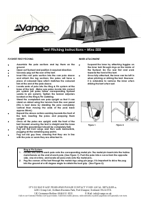 Manual Vango Mira 500 Tent