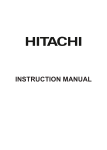 Bruksanvisning Hitachi 32HAK4351 LED TV