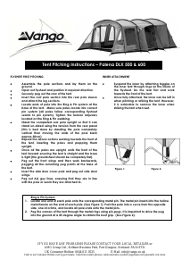 Handleiding Vango Palena DLX 600 Tent