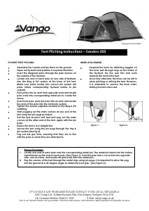 Manual Vango Sandon 500 Tent
