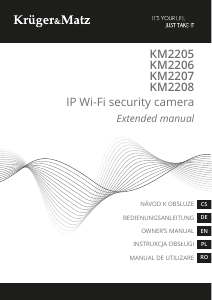 Manuál Krüger and Matz KM2208 IP kamera